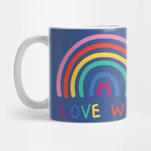 Love wins rainbow 1 Mug